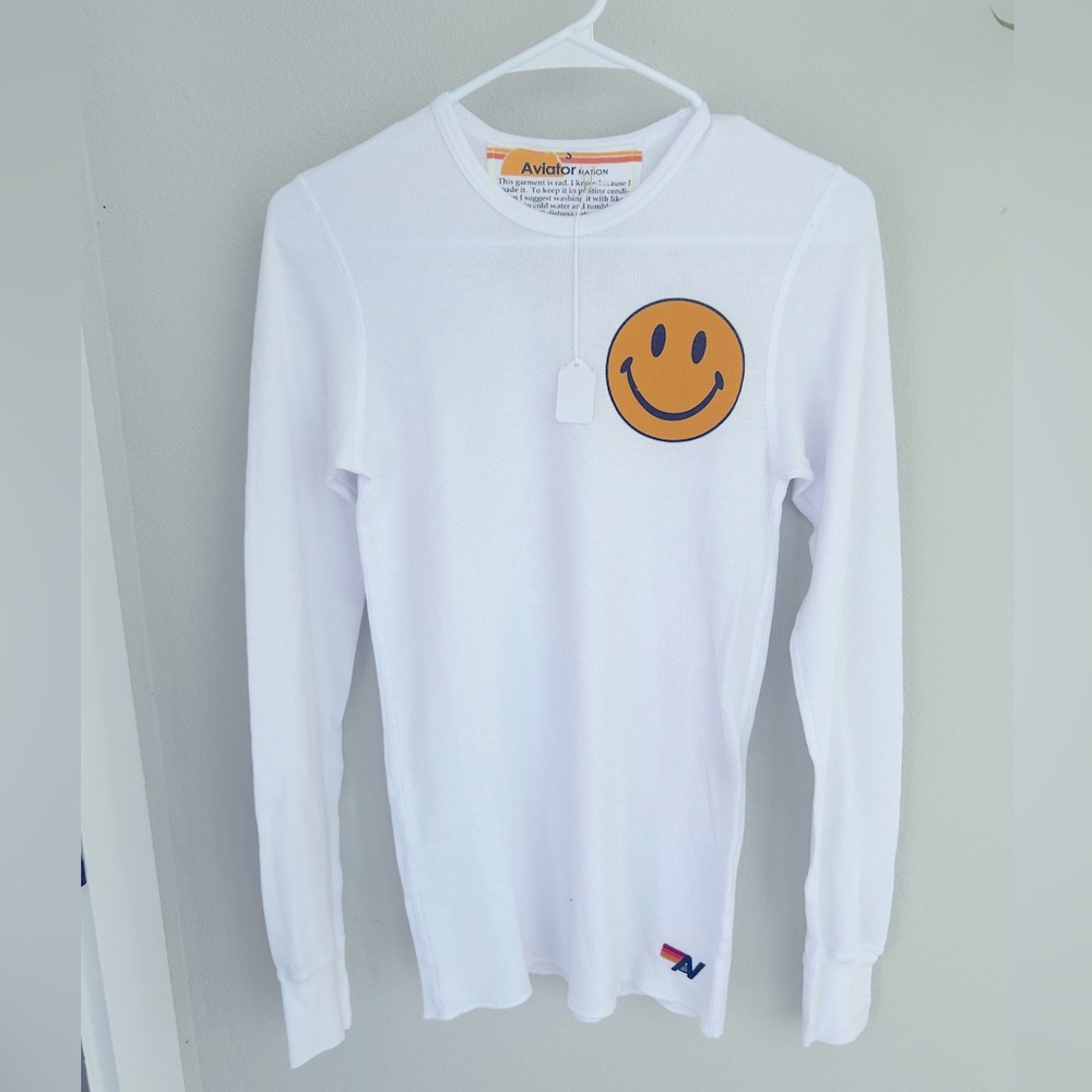 Aviator Nation NWT Smile Thermal